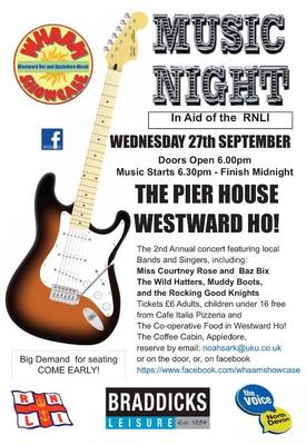 Music Night in aid of the RNLI at The Pier House - Westward Ho