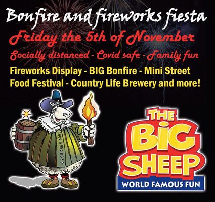 Bonfire & fireworks fiesta at The Big Sheep